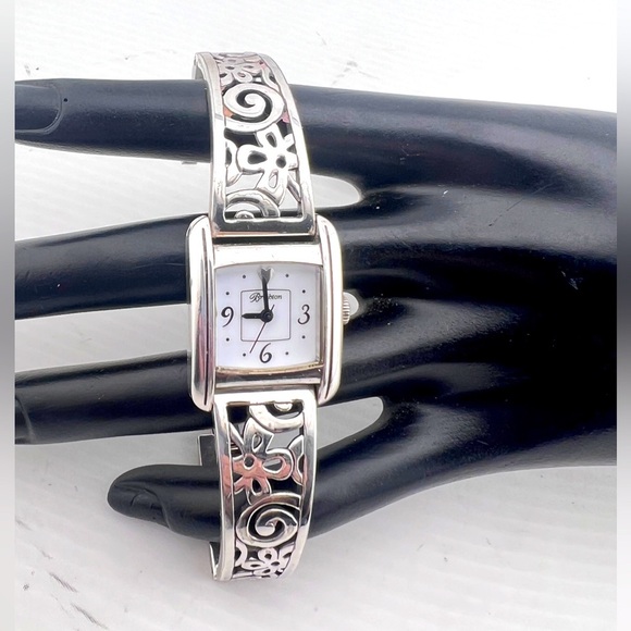 Brighton Amalfie Watch Women  Retired Design Rare  (Silver plated) New Battery - Picture 5 of 7